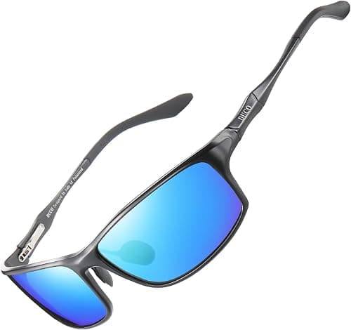 DUCO Polarized Sunglasses for Men 100% UV400 Protection Metal Frame Driving Men's Sun Glasses 8201 على أمازون - دليلك لأفضل العروض