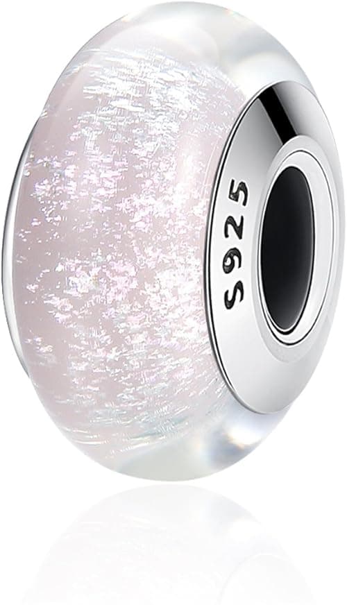 Murano Glass Charms Bead Sterling Silver Core Charms for Pandora Charm Bracelets for Women on Amazon.ae - Price Tracker