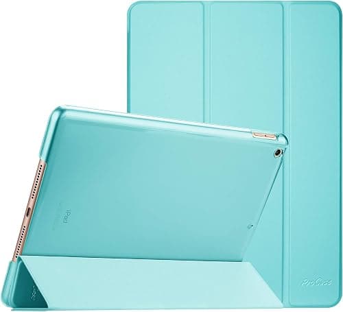 ProCase for iPad 9th/ 8th/ 7th Generation Case 10.2 Inch, Aqua | 10.2 iPad Case 9th/ 8th/ 7th Gen Cover (2021/2020/2019), Slim Smart Cover With Translucent Hard Shell Back, Auto Sleep/Wake on Amazon.ae - Price Tracker