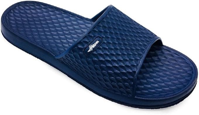 FUNKYMONKEY Men's Slippers Slip On Comfort Shower Sandals for Home Bathrooms على Amazon.ae - متتبع الأسعار