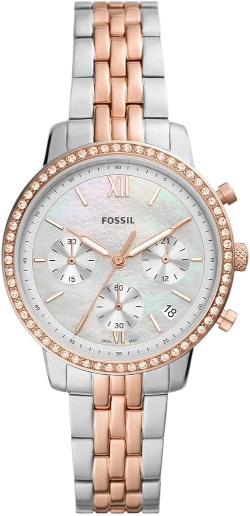 Fossil Women's Analog Quartz Watch with Stainless Steel Strap ES5279 on Amazon.ae - Price Tracker