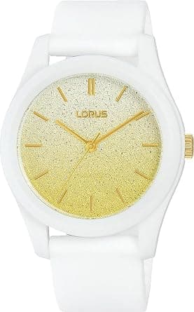 Lorus Woman Womens Analog Quartz Watch with Silicone Bracelet RG271TX9 on Amazon.ae - Price Tracker