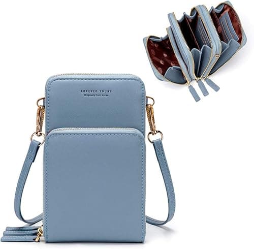 myfriday Small Crossbody Cell Phone Purse for Women, Mini Messenger Shoulder Handbag Wallet with Credit Card Slots on Amazon.ae - Price Tracker
