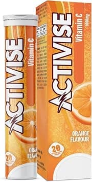 Activise vitamin c 1000mg effervescent tablets, orange 20's - Best Deal Finder