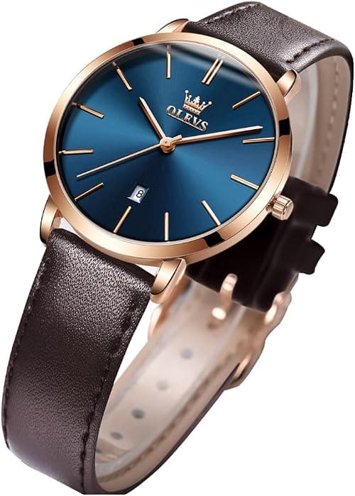 OLEVS Watches for Women Dress Roman Numerals Diamonds Stainless Steel Waterproof Silver Designer Metal Date Expanding Bracelet Ladies Wrist Watch on Amazon.ae - Price Tracker