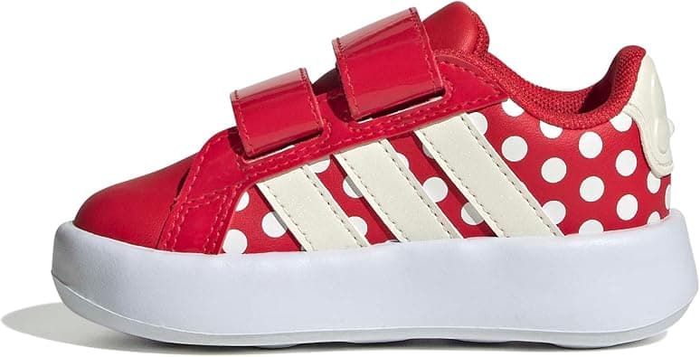 adidas Disney Minnie Mouse Grand Court Shoes Infants, Pure Ruby Off White Ftwr White, 3 UK Child على أمازون - دليلك لأفضل العروض