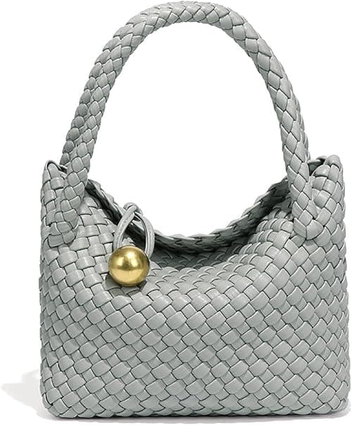 Mini Woven Women's Handbag Lightweight Luxury Vegan Leather Handle Fashion Business Daily Crossbody Bag on Amazon.ae - Price Tracker