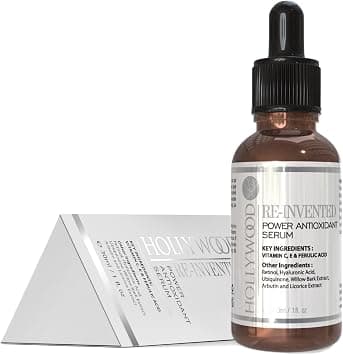 hollywoodskin FERULIC ACID SERUM – with Hyaluronic Acid, Vitamin C & E. Premium Anti Aging & Anti Wrinkle Serum with Antioxidant Benefits. Visible results in 7 days! 30ml - Best Deal Finder