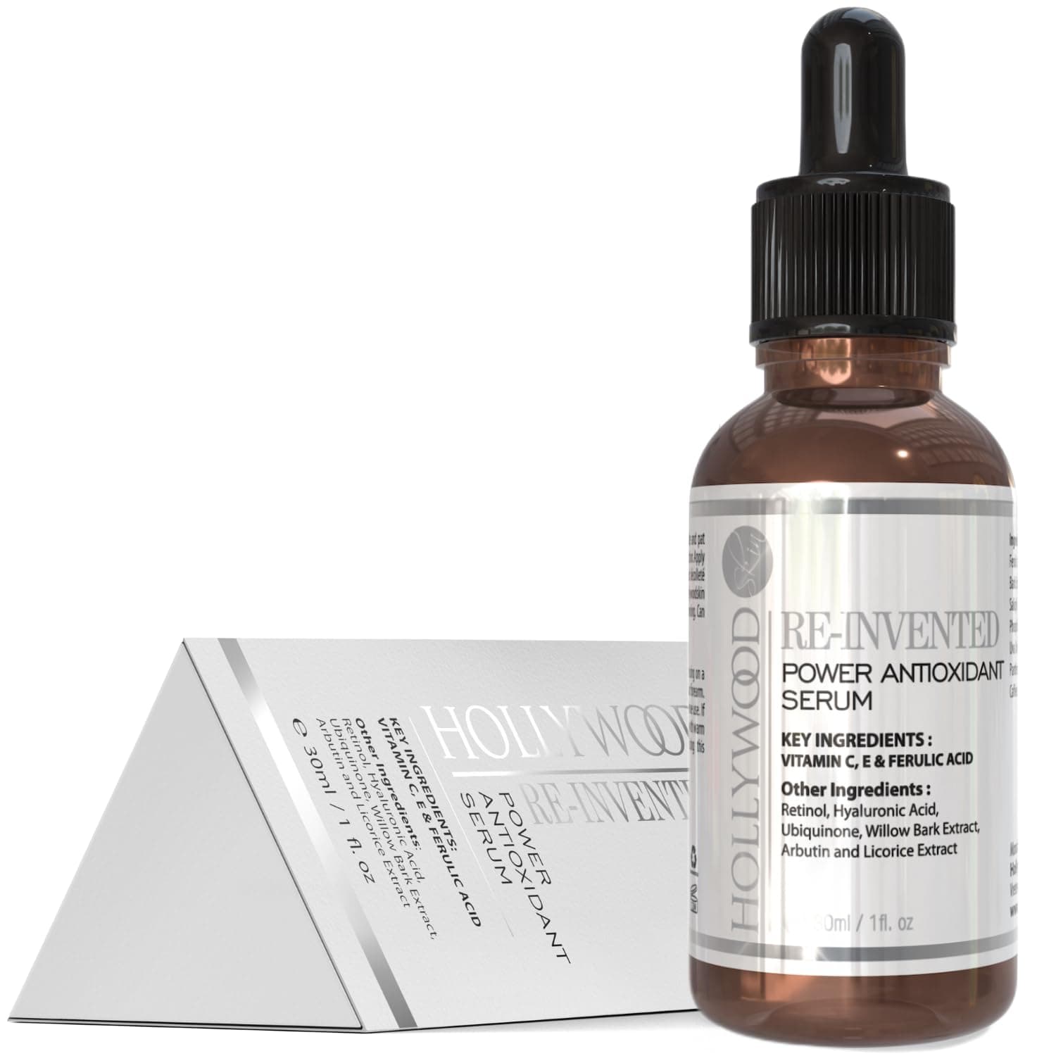 hollywoodskin FERULIC ACID SERUM – with Hyaluronic Acid, Vitamin C & E. Premium Anti Aging & Anti Wrinkle Serum with Antioxidant Benefits. Visible results in 7 days! 30ml on Amazon.ae - Price Tracker
