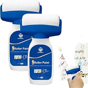 Wall Repair Paint Roller Brush, 2 Pack Wall Patching Brush Kit with 2 rollers Odorless Paste Brush with Latex Paint Remove Stains Scratches, Fast-Drying DIY Renovation Paint 1000g White - Amazon.ae Price Tracker