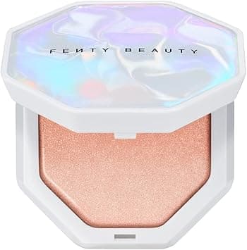 Fenty Beauty by Rihanna Demi'Glow Highlighter Illuminate Your Features with Radiant Charm! 03 tutu much - soft pink shimmer, 0.16 oz / 4.5 g on Amazon.ae - Price Tracker