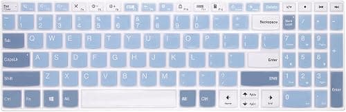 Keyboard Cover for Lenovo Yoga 7i 15.6" 16",IdeaPad 3/ 3i 15.6 17.3,IdeaPad 5/ 5i 15.6 17.3,IdeaPad Flex 5/Flex 5 15.6,Yoga Slim 7 15, IdeaPad Slim 7 15.6,ThinkBook 15/15P G2 G3 G4(Ocean) on Amazon.ae - Price Tracker