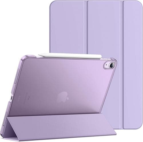 JETech Case for iPad Air 11" M4/M3/M2 & iPad Air 5/4, Light Purple | Cover for iPad Air 11" (2026-2024) & Air 5/4 10.9" (2022/2020), Translucent Back, Tri-Fold Stand, Auto Wake/Sleep على Amazon.ae - متتبع الأسعار