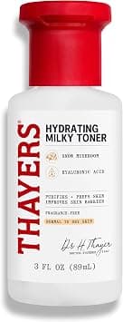 THAYERS Milky Hydrating Face Toner with Snow Mushroom Tremella, Hyaluronic Acid and Elderflower, Dermatologist Recommended Gentle Alcohol Free Skincare for Dry & Sensitive Skin, Paraben Free, 3 Fl Oz on Amazon.ae - Price Tracker