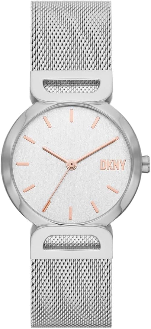 DKNY DOWNTOWN D QUARTZ/3 HAND STAINLESS STEEL SILVER CASE STAINLESS STEEL BAND Women's WATCH - NY6623 on Amazon.ae - Price Tracker