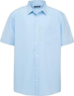 Nautica mens School Uniform Short Sleeve Performance Oxford Button-down Shirt Button Down Shirt (pack of 1) - Best Deal Finder