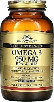 Solgar, Triple Strength Omega-3, 950 Mg, Epa & Dha, 100 Softgels - Amazon.ae Price Tracker