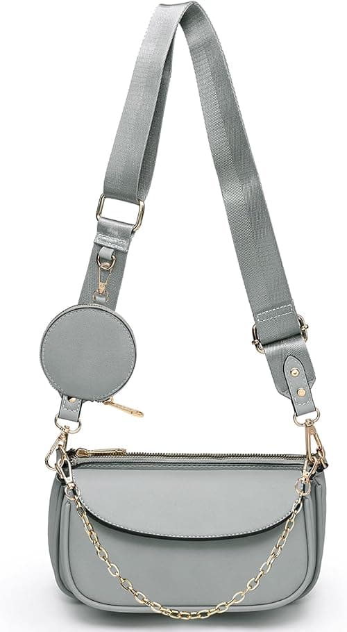 Small Crossbody Bags for Women with Coin Purse Multi Pochette PU Leather Designer Shoulder Handbag 3pcs Set on Amazon.ae - Price Tracker