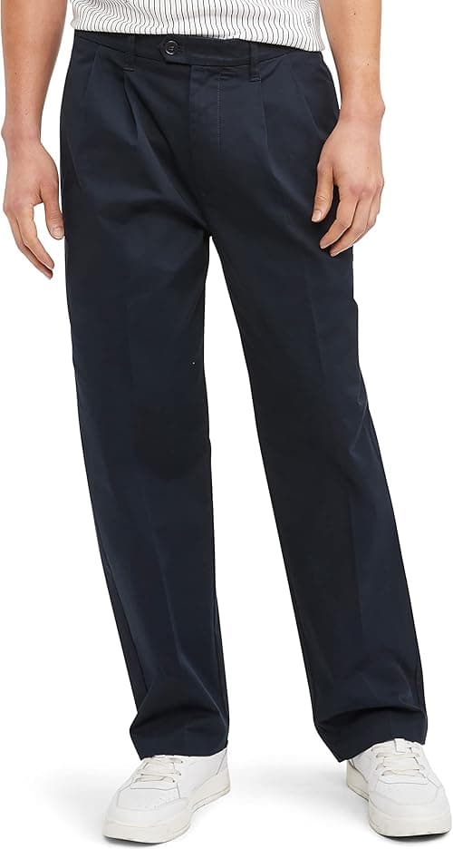 Tommy Hilfiger mens New School Prep Pleated Chino Pants on Amazon.ae - Price Tracker