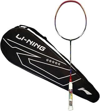 Li-Ning Windstorm Nano 770 Lite Professional Badminton Racquet - Black/Red - متتبع أسعار Amazon.sa