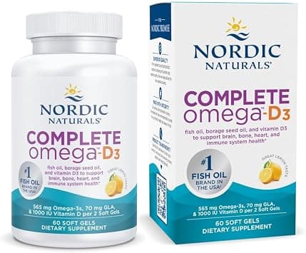 Nordic Naturals Complete Omega 3-6-9 with D 1000 mg, 60 Soft Gels on Amazon.ae - Price Tracker
