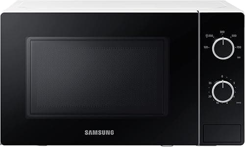 Samsung Solo Microwave Oven with Full Glass Door, 20L, White, Dual Dial, MS20A3010AH/SG, 1 Year Warranty (UAE version) on Amazon.ae - Price Tracker