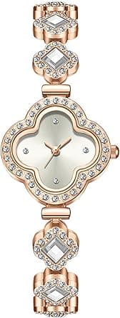 KASTWAVE Women's Bracelet Watch Women Luxury Dress Ladies Stainless Steel Luminous Waterproof Date Wrist Watches on Amazon.ae - Price Tracker