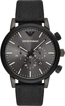 Emporio Armani Men's Chronograph, Stainless Steel Watch, 46mm case size on Amazon.ae - Price Tracker