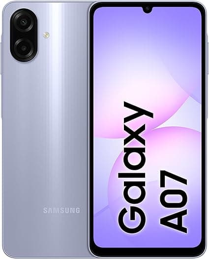 Samsung Galaxy A07 LTE, Android Smartphone, 64GB Storage, 4GB RAM, Light Violet, 6x OS Upgrades, Large Display, 6nm Processor (UAE Version) on Amazon.ae - Price Tracker