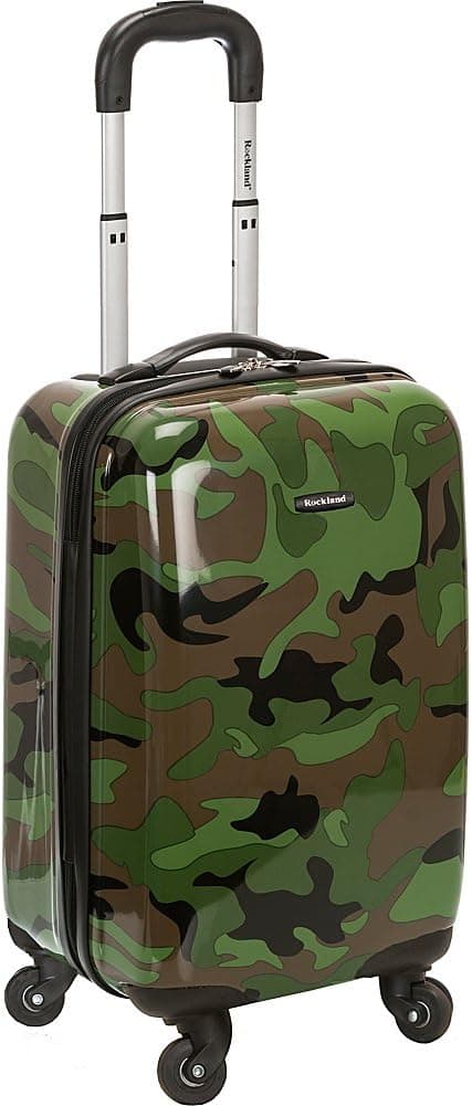 Rockland Safari Hardside Spinner Wheel Luggage, Multi-colored, OneSize, Safari Hardside Spinner Wheel Luggage on Amazon - Best Deal Finder
