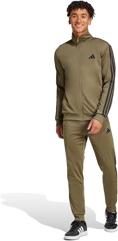 adidas Men's Sportswear Basic 3 Stripes Tricot Tracksuit TRACKSUIT on Amazon.ae - Price Tracker