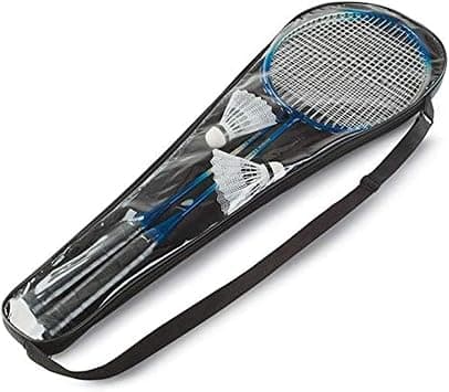 Badminton set including 2 shuttlecocks and 2 badminton rackets on Amazon.ae - Price Tracker