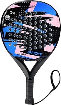 ianoni Paddle Tennis Racket Carbon Fiber Surface with EVA Memory Flex Foam Core POP Padle Racquts - Best Deal Finder