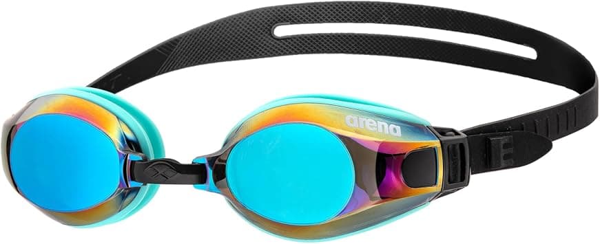 arena Zoom X-Fit Mirror Swimming Goggles for Adults, Unisex Swimming Goggles with Wide Lenses, UV Protection, Adjustable Nose Bridge, Silicone Seals, Anti-Fog Lenses - Best Deal Finder