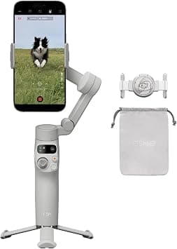 DJI Osmo Mobile 7 Gimbal Stabilizer for iPhone, Android, Built-in Tripod, Comfortable Grip, 3-Axis Phone Gimbal, ActiveTrack 7.0, OneTap Edit, Phone Charging,UAE Version, Official Warranty Support on Amazon.ae - Price Tracker