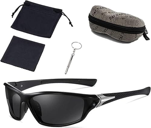 Men's Polarized Driving Sunglasses - Sports UV Protection Glasses for Golf, Fishing, Cycling - 100% UV Protection Eyewear على Amazon.ae - متتبع الأسعار