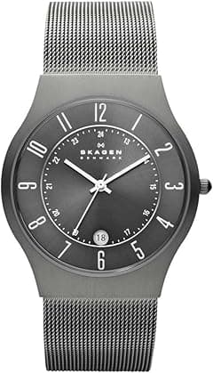 Skagen Men's Sundby, Three-Hand Date Stainless Steel Watch - Amazon.ae Price Tracker