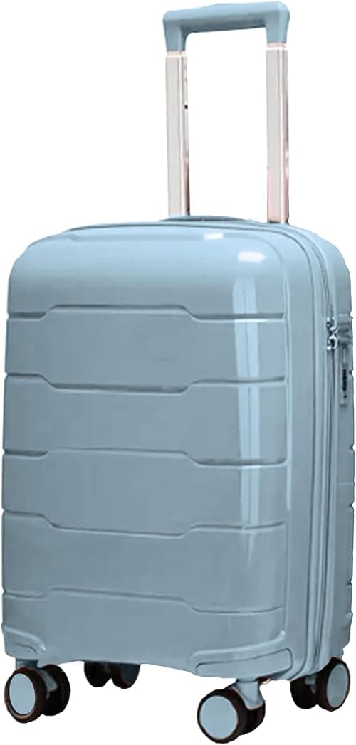 Reflection PP Luggage, Scratchproof, Lightweight & 360° Silent Wheels Suitcase, PP Hard Luggage Trolley, Travel Luggage with Spinner Wheels على Amazon.ae - متتبع الأسعار