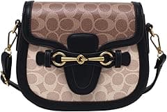 Women Small Crossbody Bags Women Golden Buckle Leather Purse Handbag Fashion Design - Amazon.ae Price Tracker