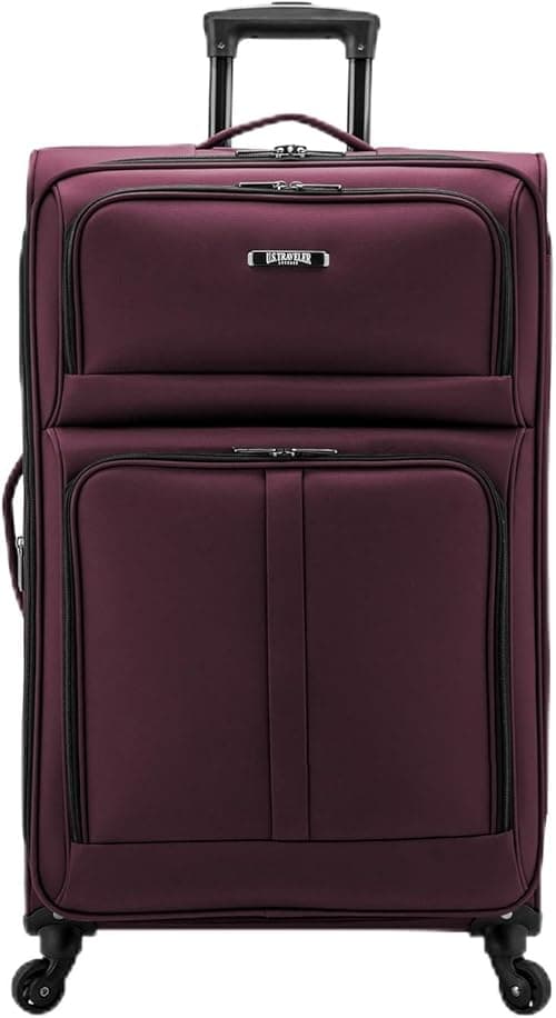 U.S. Traveler Anzio Softside Expandable Spinner Luggage, Anzio Softside Expandable Spinner Luggage on Amazon.ae - Price Tracker