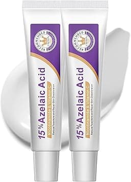 20g-15% Azelaic Acid Acne Cream，Azelaic Acid Acne removing Serum Hyaluronic Acid Vitamin C Smoothing Skin and Blemish Facial acne relief Unclogs Pores & Controls Oil（2pc） on Amazon.ae - Price Tracker