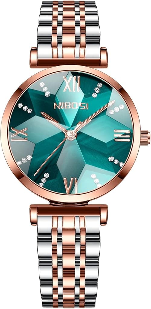 NIBOSI Watches For Women Analog Rose Gold Small Dial Women's Watches for Girls&Miss&Ladies Diamond Studded with Stylish Watches Waterproof on Amazon.ae - Price Tracker