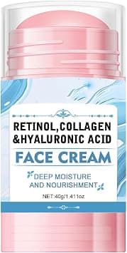 Face Balm Stick, Retinol Collagen Hydrating Moisturizer Stick with Hyaluronic Acid Face Cream for Women and Men Reduces Wrinkles & Enhances Elasticity Softer Smoother Skin,1.41 Oz on Amazon.ae - Price Tracker