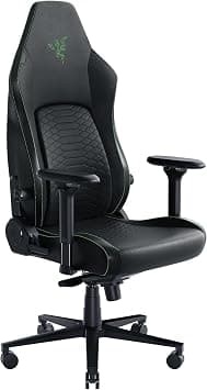Razer Iskur V2 Gaming Chair, Adaptive Lumbar Support, Adjustable Lumbar Curve, High Density Foam Cushions, Reactive Seat Tilt &152-degree Recline, 4D Armrests, Synthetic Leather - Black and Green على Amazon.ae - متتبع الأسعار