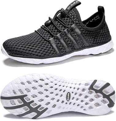 DLGJPA Men's Lightweight Quick Drying Aqua Water Shoes Athletic Sport Walking Shoes - Best Deal Finder