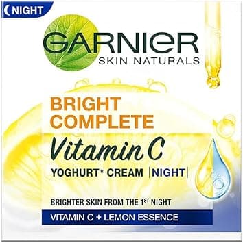 Garnier Bright Complete VITAMIN C YOGHURT Night Cream, 40g - Best Deal Finder