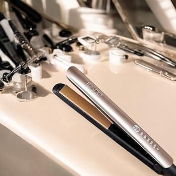 Enzo EN-3860 Keratin Protect Hair Straightener – Professional Ceramic Flat Iron with Adjustable Temperature & Anti-Frizz Technology - Intl Version-(Golden) on Amazon.ae - Price Tracker
