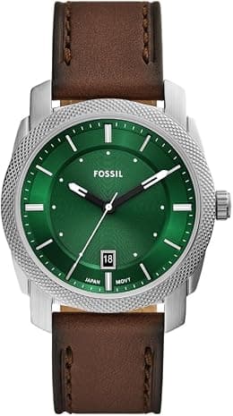 Fossil FS6085 Men's Analogue Quartz Watch with Leather Strap - Best Deal Finder