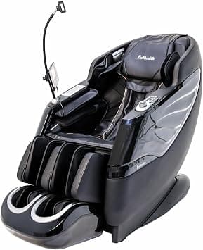 FlyLux Massage Chair Full Body with Advanced 3D SL-Track, Smart Voice Control, 12 Auto Programs, Fullbody Airbag Massage, Heat Therapy, Zero Gravity, Foot Rollers, Wireless Charging (Black) - Amazon.ae Price Tracker