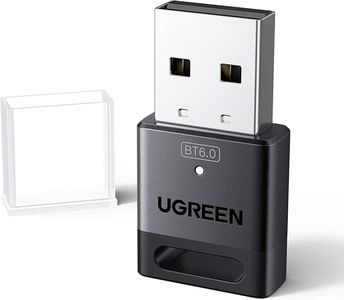 UGREEN USB Bluetooth Adapter 6.0, Plug & Play for Windows 11/10/8.1, Bluetooth Receiver and Transmitter for Keyboard, Mouse, Headphones, Speakers, Laptop, Game Controller and Printer on Amazon.ae - Price Tracker